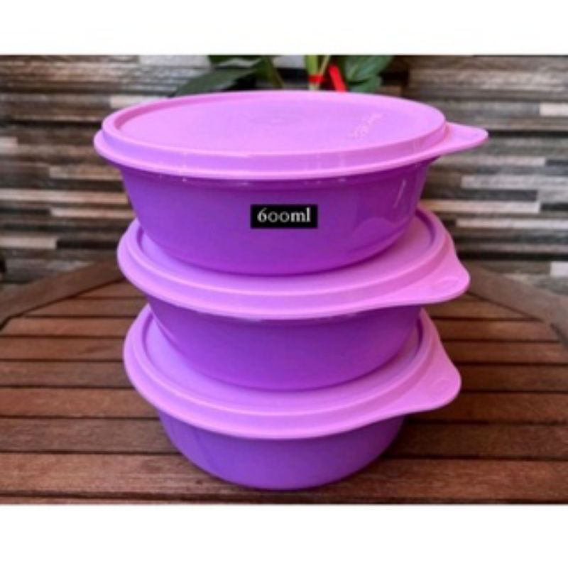Jual moduler bowl ungu 600ml Tupperware (1pc) Shopee Indonesia