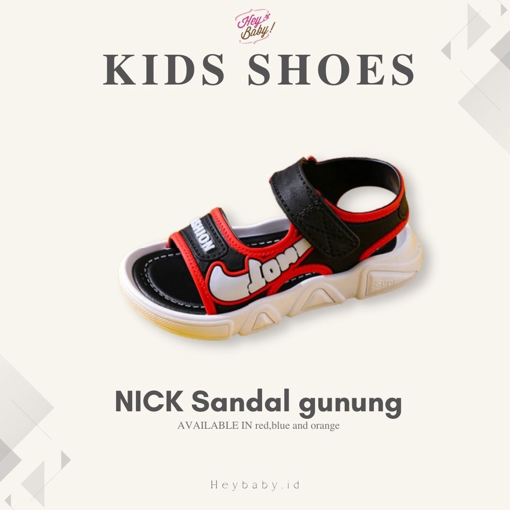 Jual HEYBABY-Nick Sandal Gunung Sepatu Sandal Anak Laki Laki Bahan PU ...