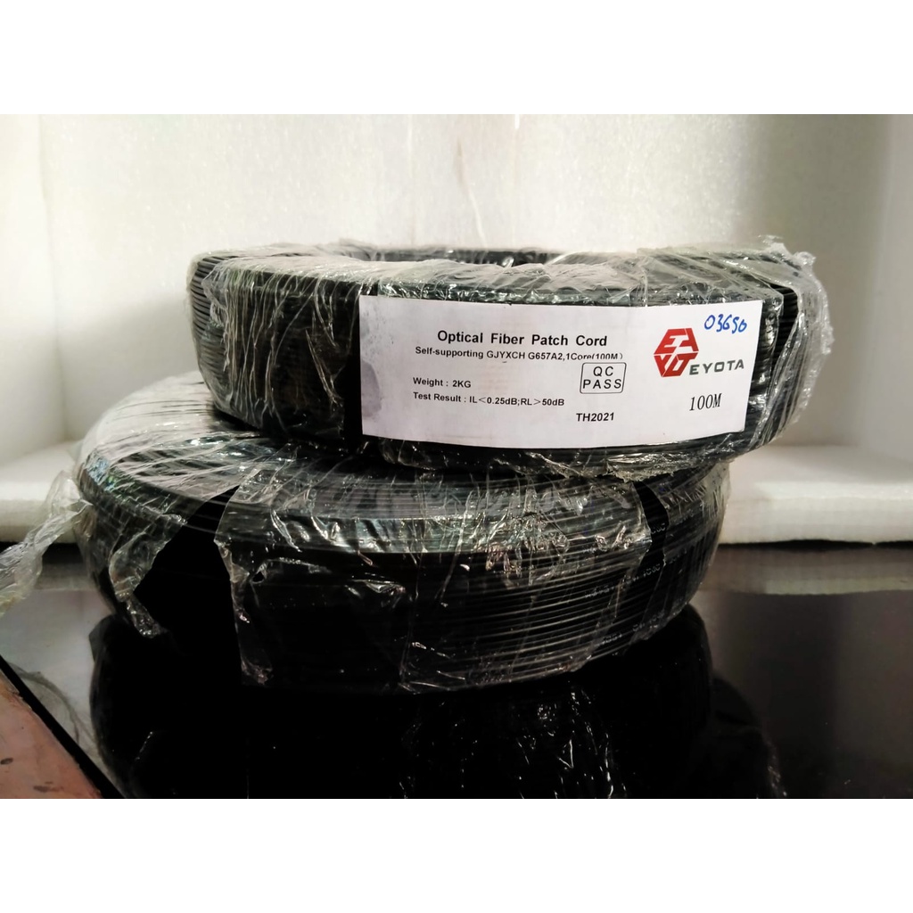 Jual Kabel Fiber Optic 1 Core 100M Optical Fiber - 03650 | Shopee Indonesia