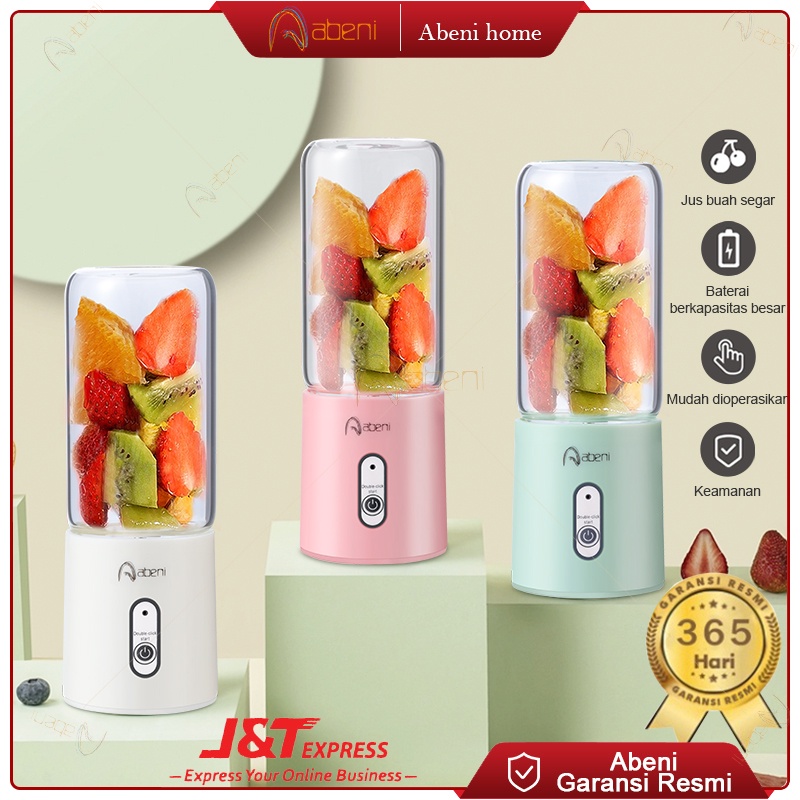 Jual Abeni Blender Portable 400Ml USB Juicer Mini Multifungsi 4 Mata ...
