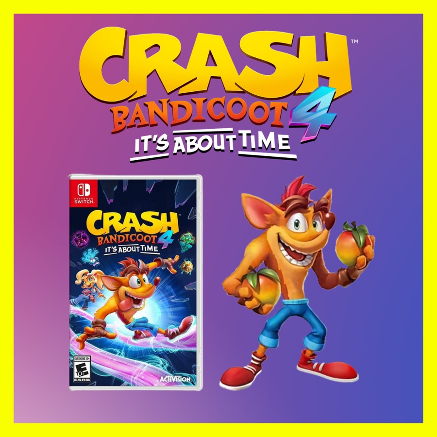 Jual Crash Bandicoot 4 Its About Time Nintendo Switch Shopee Indonesia