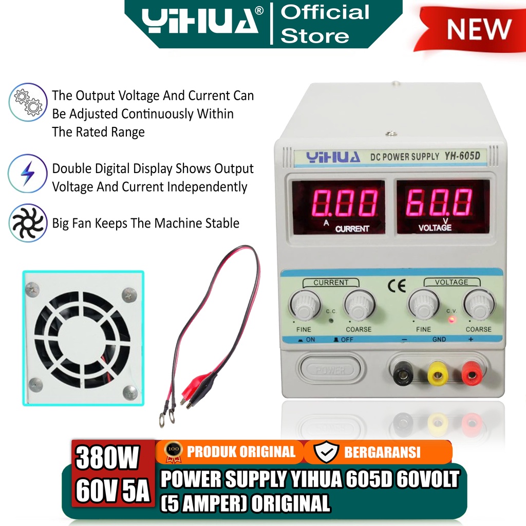 YIHUA 605D-III Adjustable DC Bench Power Supply - Uganda