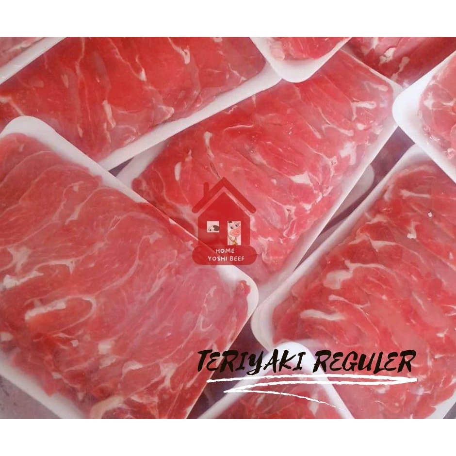 Jual Daging Slice Beef Slice Daging Sapi Beef Sukiyaki Daging Beku Teriyaki 500gr