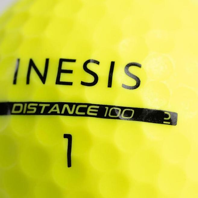 Jual Inesis Distance 100 Golf Ball x12 Yellow Shopee Indonesia