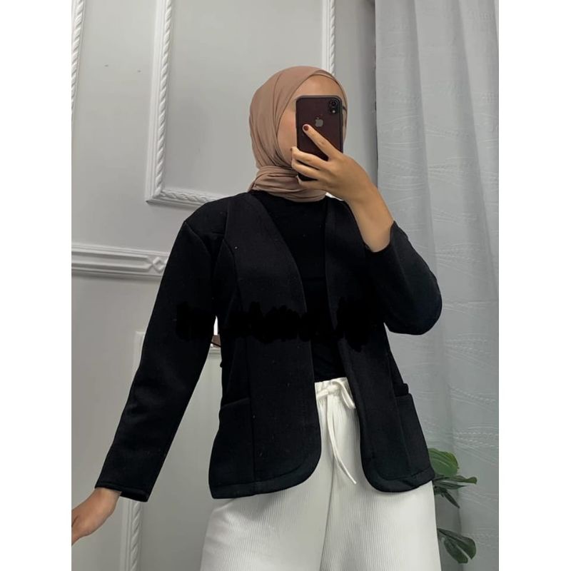 Jual Blazer Wanita Scuba Premium Wanita Korea Blezer Wanita Blazer