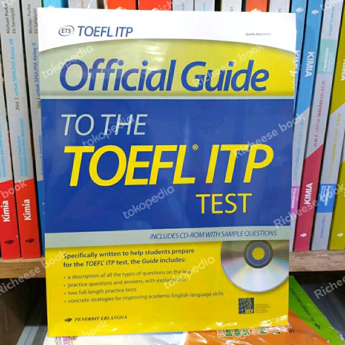 Jual Tes Buku Official Guide To The Toefl Itp Test Erlangga Ori ...