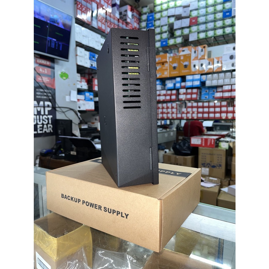 Jual Backup Power Supply Box 12V 10A 8CH Power CCTV(UPS) | Shopee Indonesia