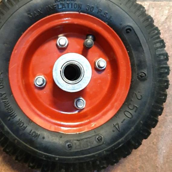 Jual roda karet ban angin roda troli ban pompa 8 inch roda saja ...