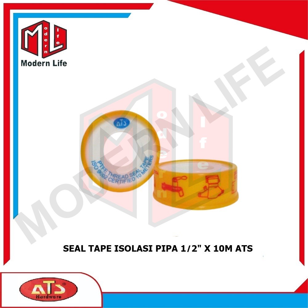 Jual Seal Tape Air Ats Inch Meter Isolasi Pipa Selotip Lakban Shopee Indonesia