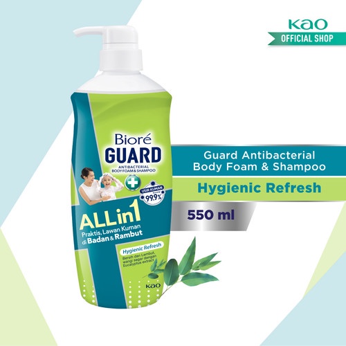 Jual Biore Guard All in 1 One Antibacterial Body Wash / Sabun Mandi ...