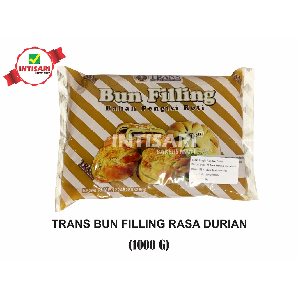 Jual TRANS BUN FILLING ISIAN ROTI RASA DURIAN 1000 G | Shopee Indonesia