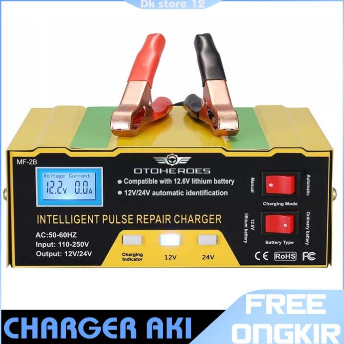 Jual Charger Aki, Cas Aki Otomatis 10A Bisa Cas sampai Aki 120 Ampere