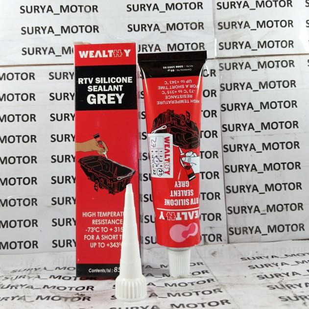 Jual LEM RTV WEALTHY GREY 95gram | Shopee Indonesia