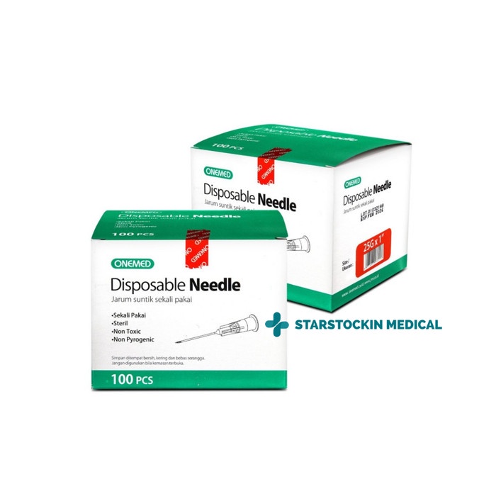 Jual Jarum Suntik G Onemed Disposable Needle Box Isi Pcs