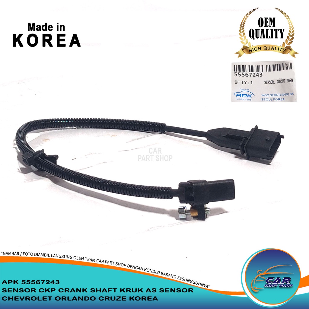 Jual SENSOR CKP CRANK SHAFT KRUK AS SENSOR CHEVROLET ORLANDO CRUZE ...