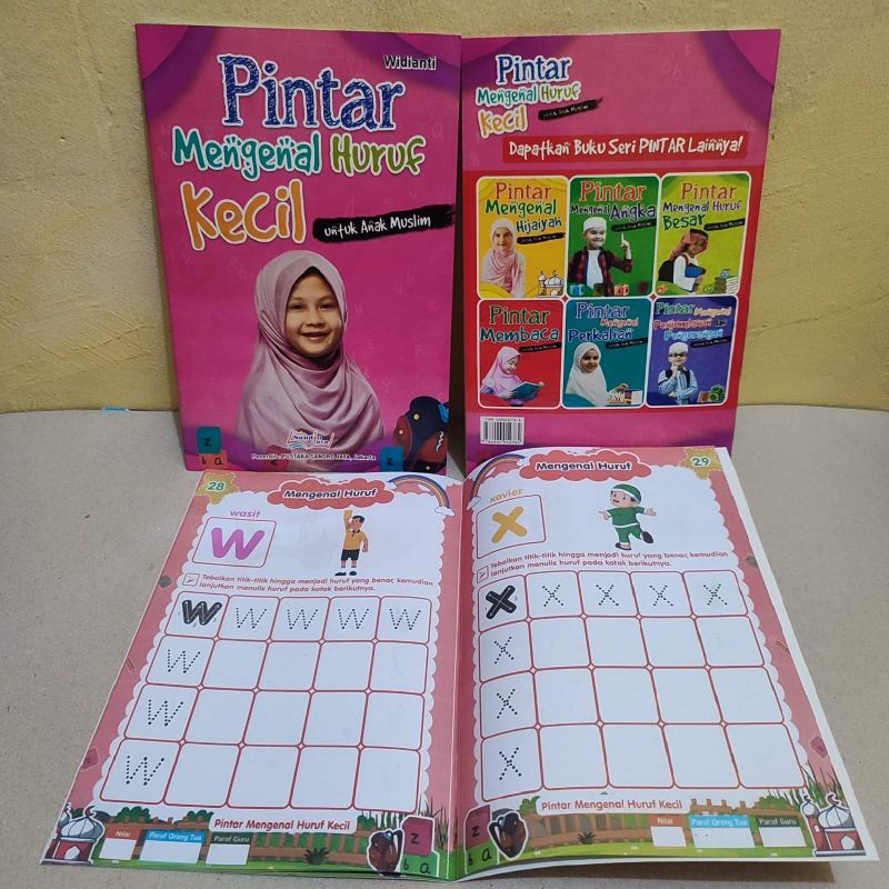 Jual Buku Pintar Mengenal Huruf Kecil Untuk Anak Muslim Full Color ...