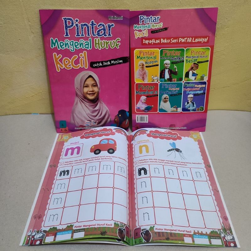 Jual Buku Pintar Mengenal Huruf Kecil Untuk Anak Muslim Full Color ...