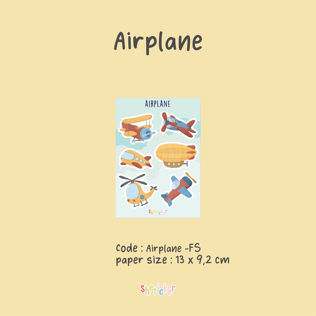 Jual Airplane Fun Sticker | Shopee Indonesia