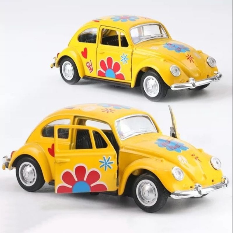 Jual Diecast Mobil Volkswagen Beetle VW Kodok Miniatur Mobil Mainan ...