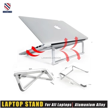 Lanwain London Adjustable Laptop Stand Tablet Stand Meja Laptop Aksesoris Laptop