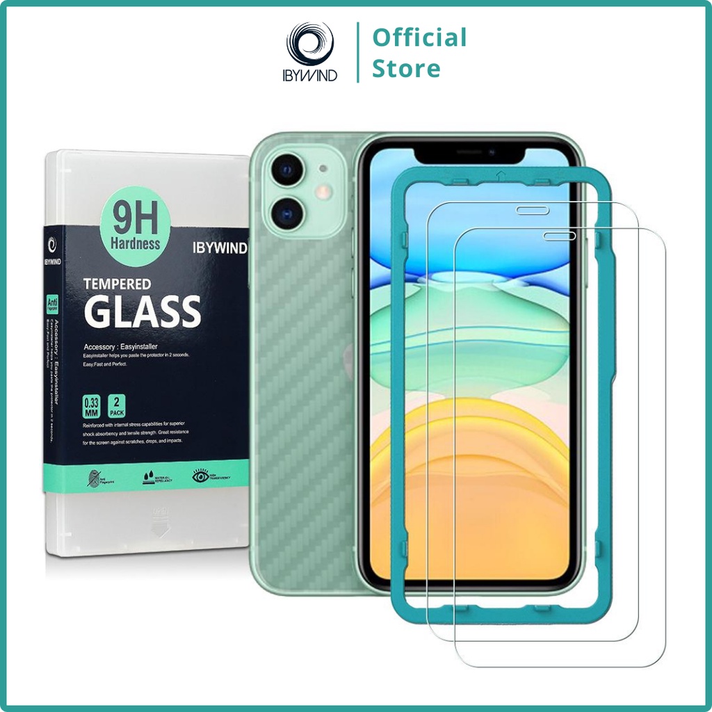 Jual Tempered Glass Ibywind untuk iPhone 11/XR dengan Easy Installer