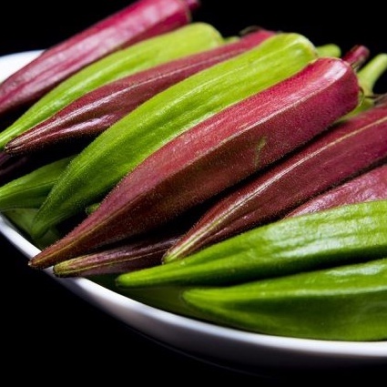 Jual biji benih okra hijau biji kacang bendi isi 10 biji okra lady ...
