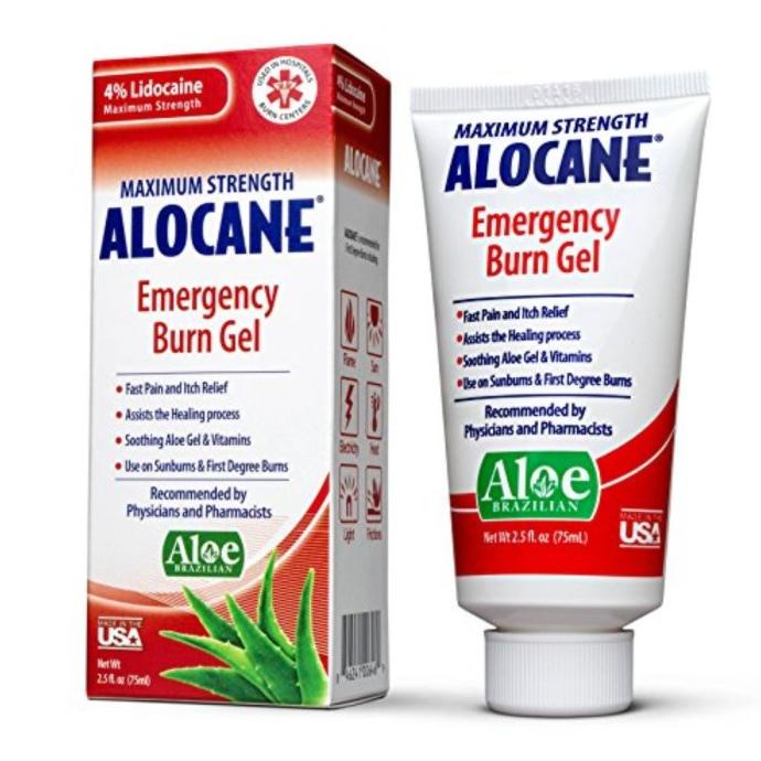  Alocane Emergency Burn Gel, 4% Lidocaine Maximum