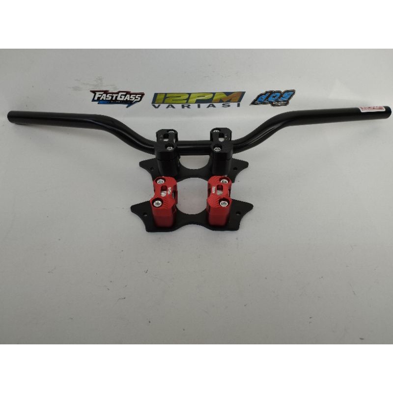 Jual Stang Rzr untuk motor Yamaha R15 V3 fulset stang+Riser+segitiga ...