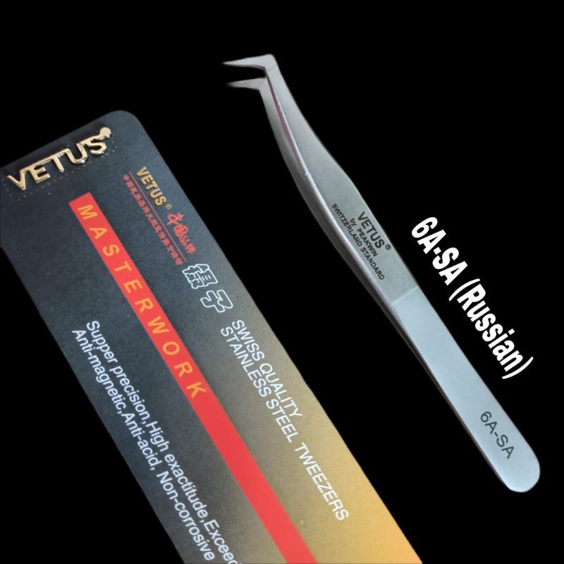 Jual PINSET TWEEZER VETUS ORIGINAL For EYELASH EXTENSION SAMBUNG BULU MATA LASH LIFT