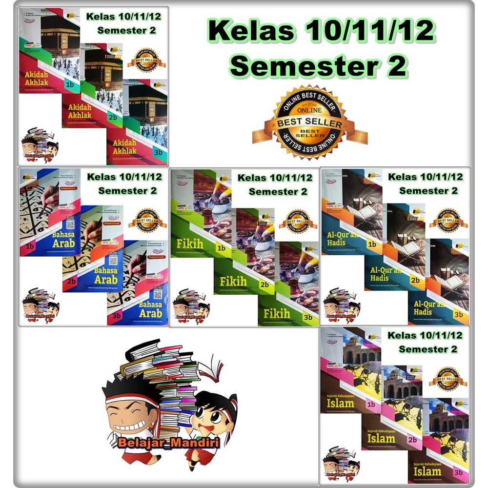 Jual LKS SMA/MA Kelas 10 | X / 11 | XI / 12 | XII Semester 2 Akidah ...