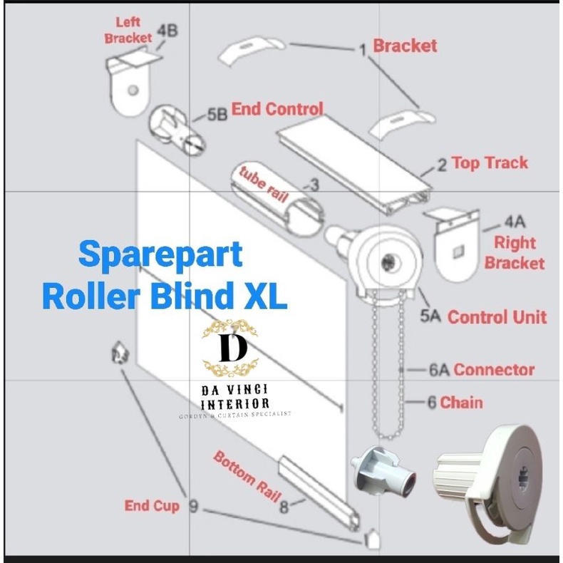 Jual Sparepart Roller Blind chain XL Shopee Indonesia