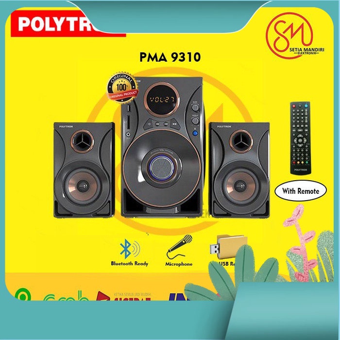 Jual Polytron Pma 9310 Active Speaker Aktif Bluetooth Usb Sd Mmc