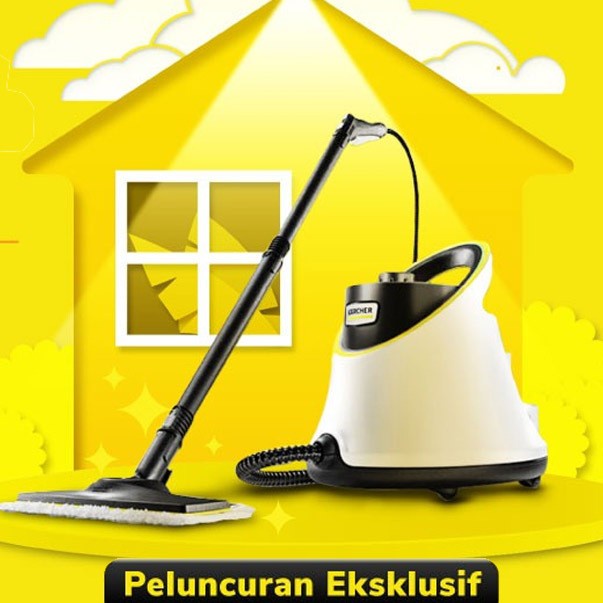 Jual KARCHER SC 2 DELUXE EASYFIX PREMIUM 1500 WATT STEAM CLEANER (WHITE