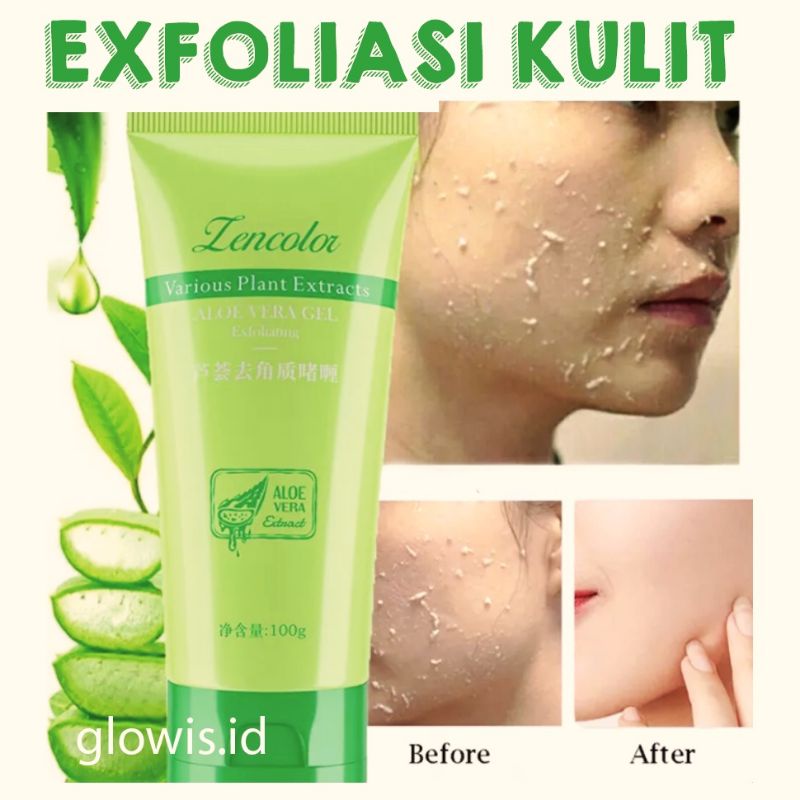 Jual Peeling Gel Aloevera Centella Asiatica Exfoliating Gel