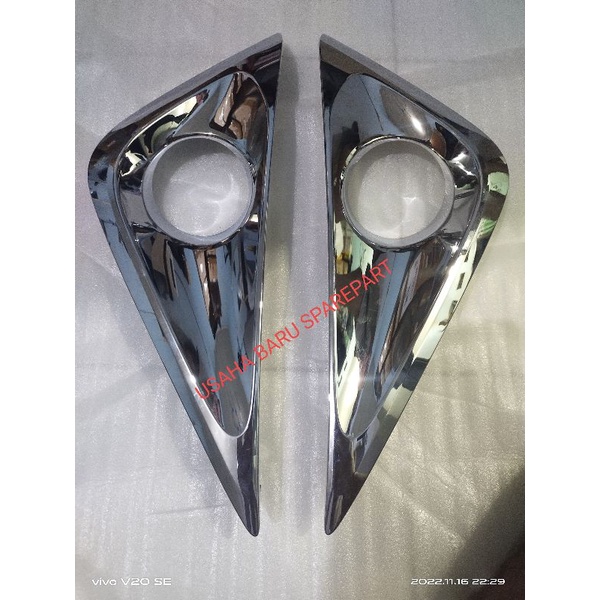 Jual Ring Foglamp Cover Bemper Garnish Chrome Rush Terios Original Shopee Indonesia