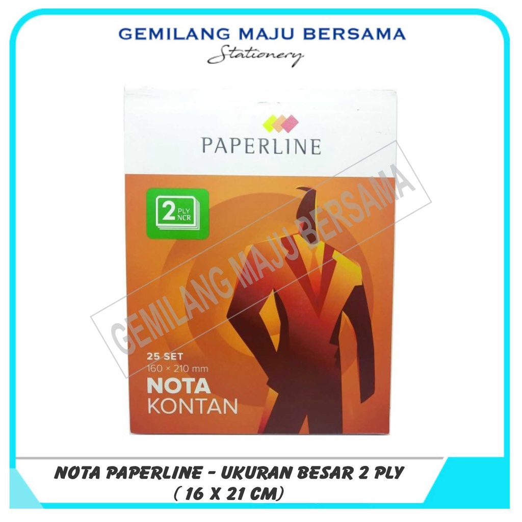 Jual Nota Paperline / PPL Besar 2ply (1pk=10bh) | Shopee Indonesia
