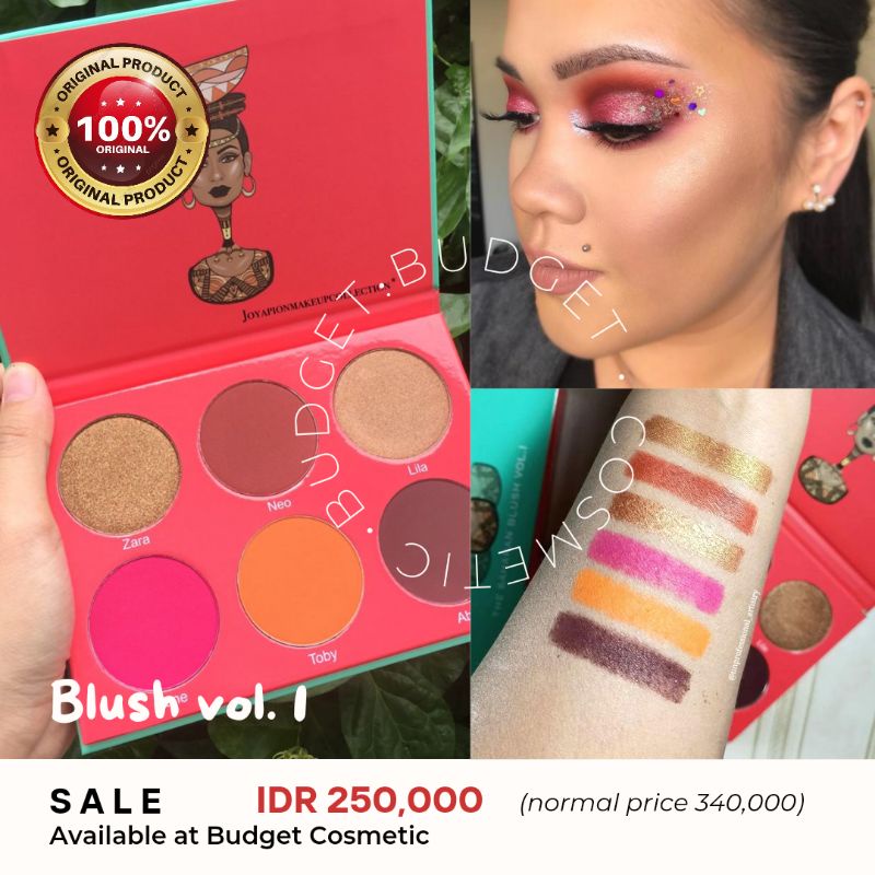 Jual eyeshadow JUVIA'S PLACE THE SAHARAN BLUSH PALETTE VOL 1, 2 JUVIAS