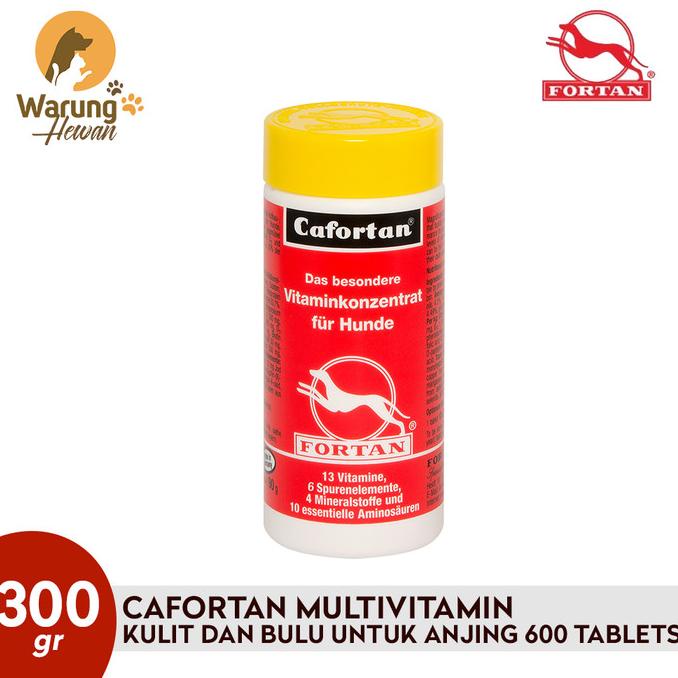 Jual Cafortan Suplemen dan Multivitamin untuk Anjing 300 Gram | Shopee ...