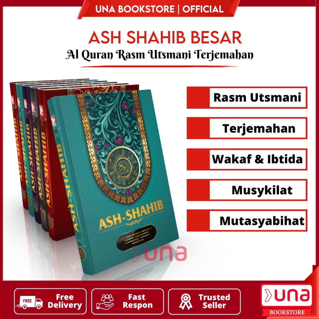 Jual Ash Shahib A Al Quran Rasm Utsmani Terjemahan Ukuran Besar Shopee Indonesia