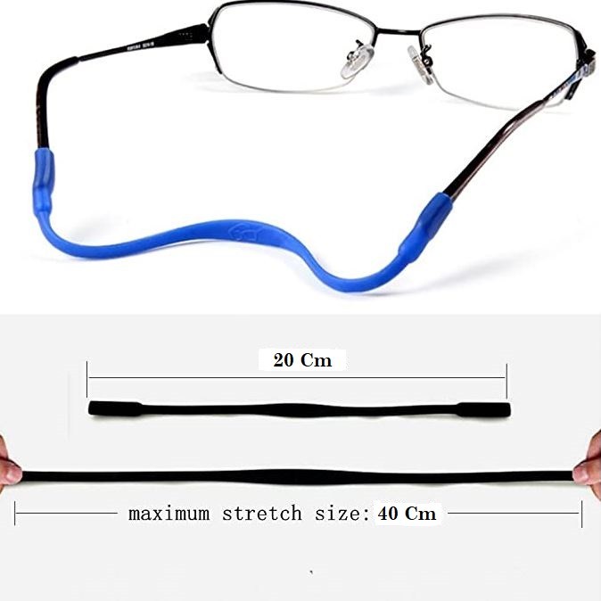 Jual Tali Kacamata Silicone Antislip Sports Eyewear Retainer Eyeglass