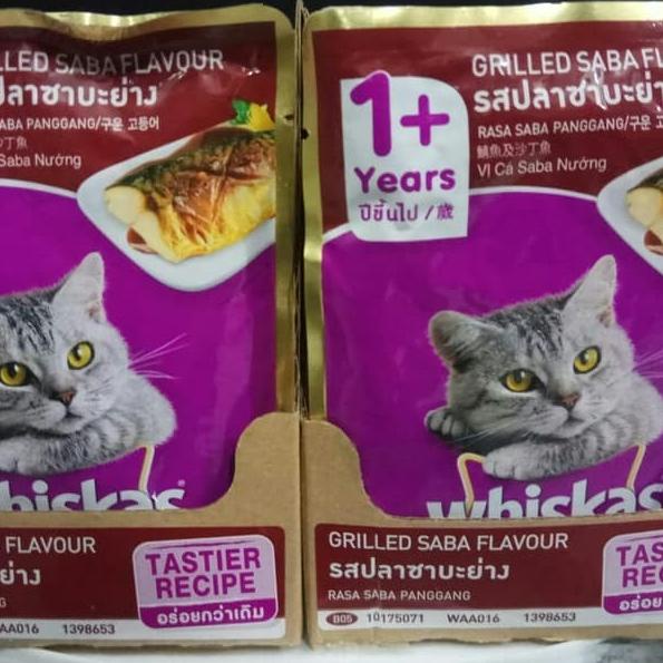Jual Whiskas Sachet junior /adult 1 dus /wet food basah Shopee Indonesia