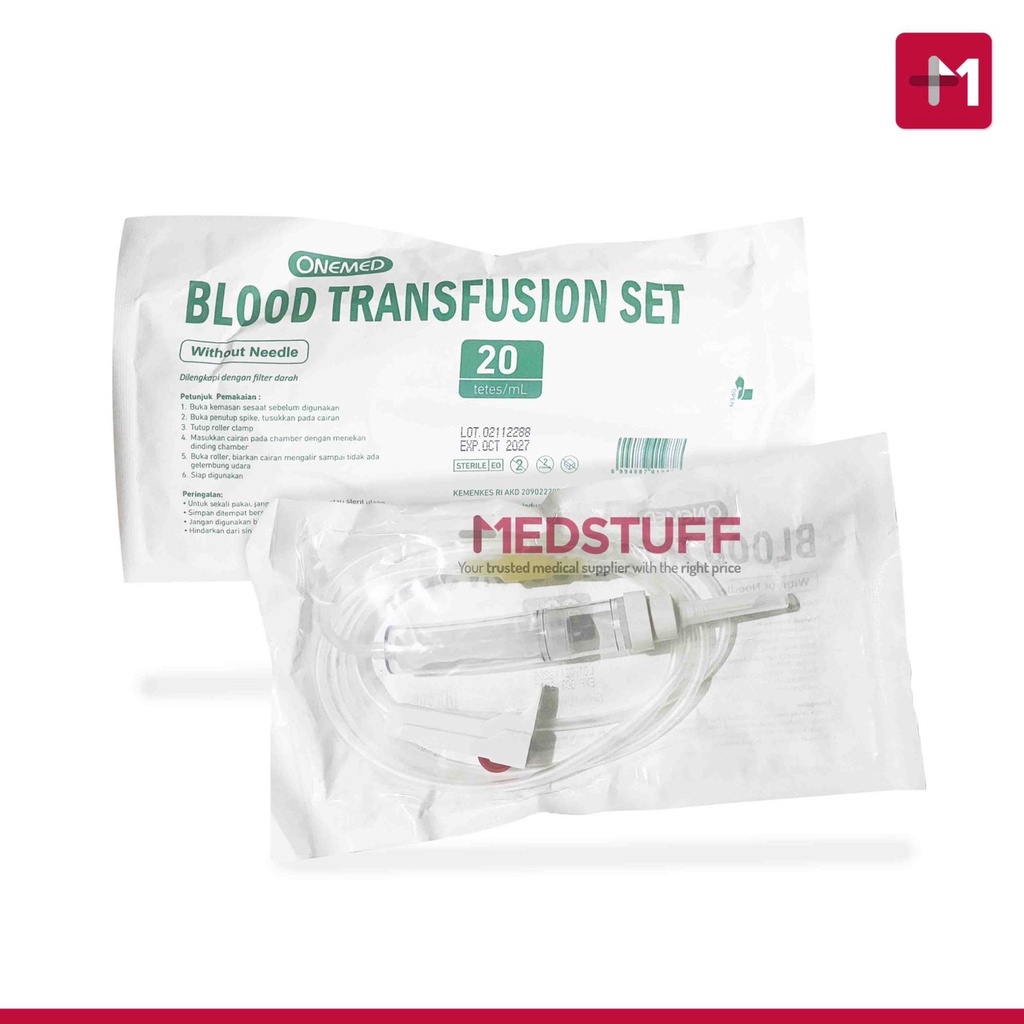 Jual Blood Transfusion Set Onemed Selang Transfusi Darah Onemed ...