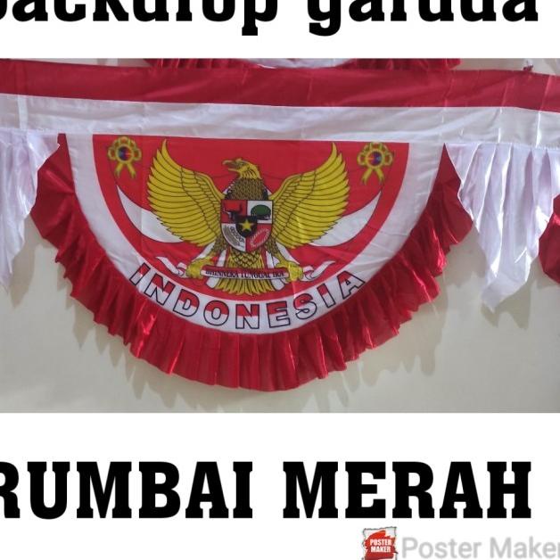 Jual bendera begrond bendera rumbai garuda 5 meter | Shopee Indonesia
