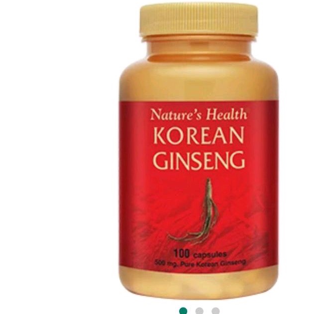 Jual Natures Health Korean Ginseng 100 Capsules Shopee Indonesia