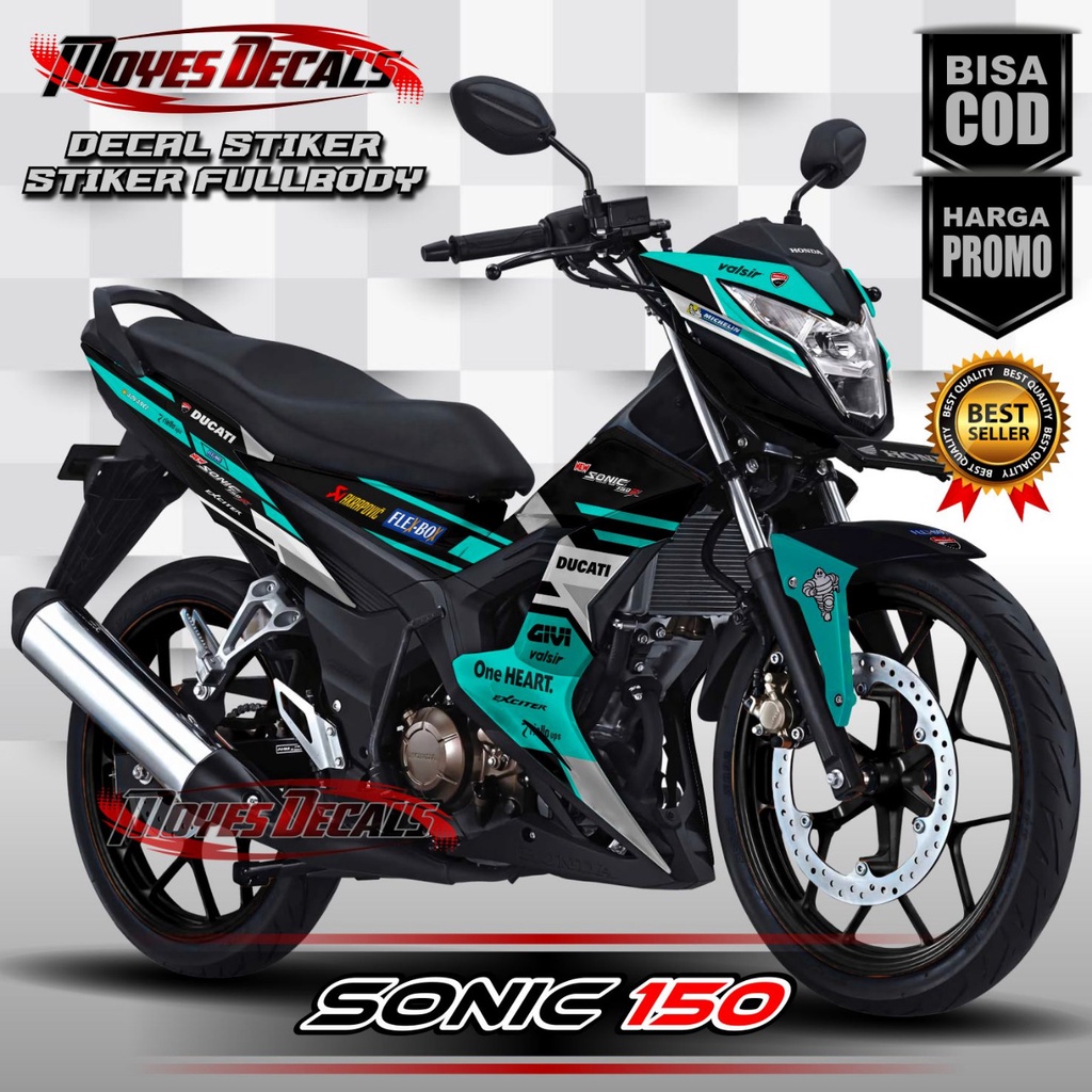 Jual Bisa COD Decal Stiker Full Body SONIC 150 DUCATI | Shopee Indonesia