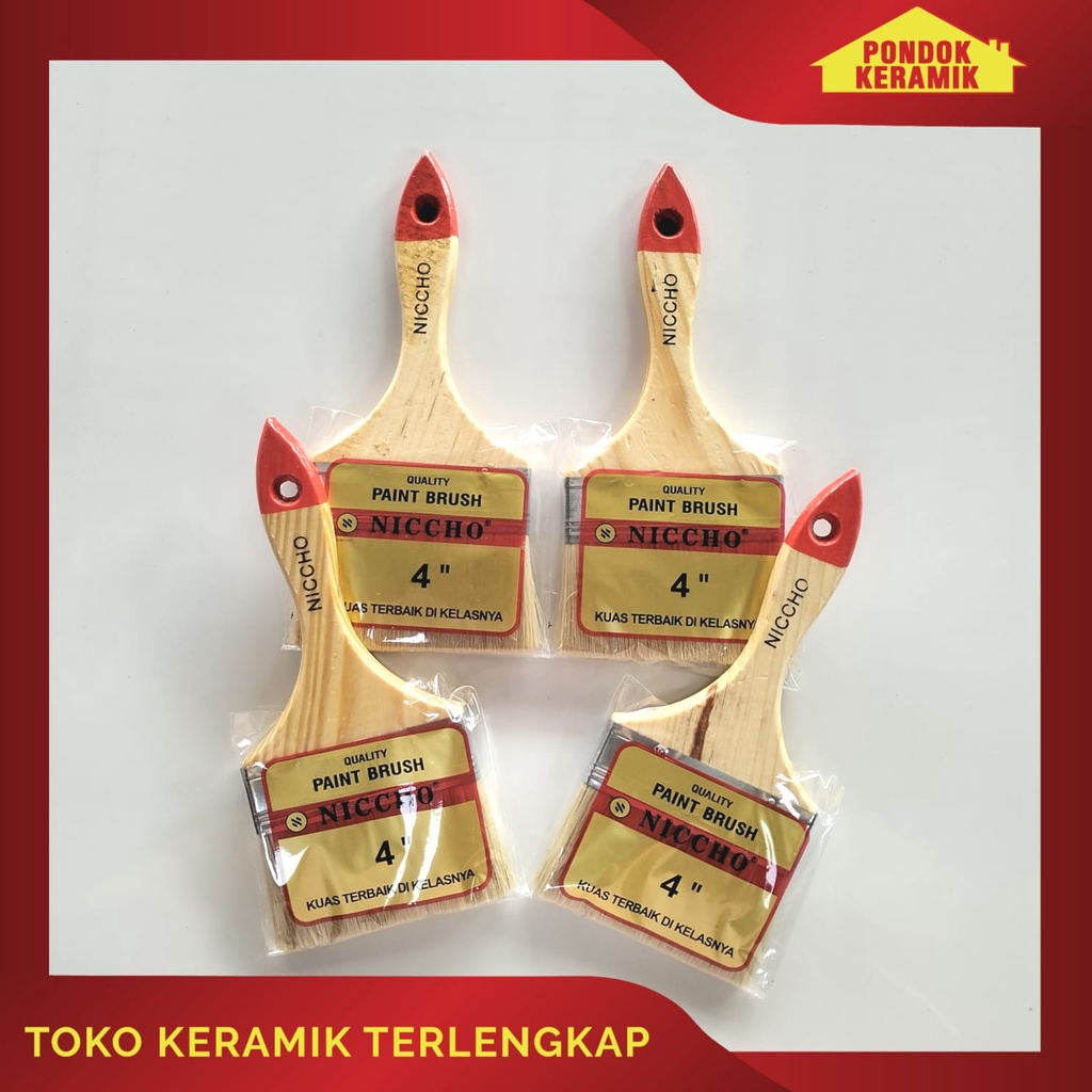 Jual Kuas Cat Tembok Dinding Serbaguna Ukuran Inch Merk Niccho Shopee Indonesia