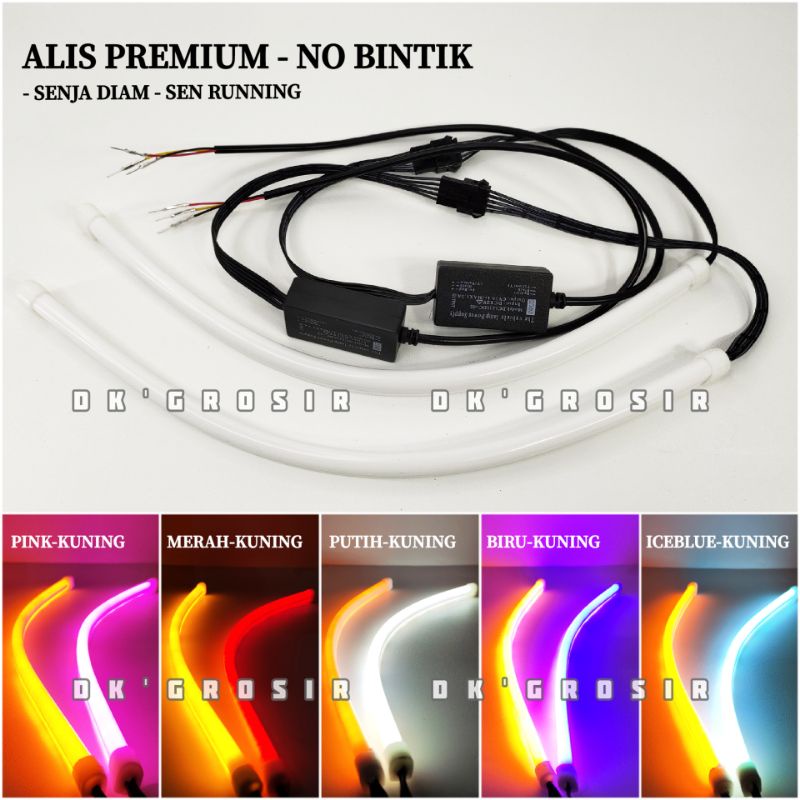 Jual Sepasang Led Alis Tabung Premium Cm Drl Alis Fleksibel Mode