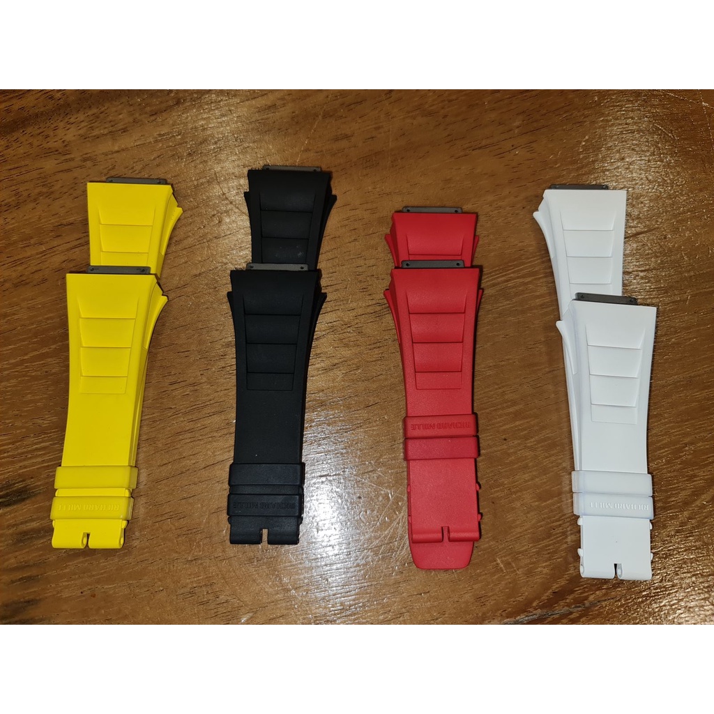 Jual Tali Strap Jam Richard Mille 11 Rubber Second 100 Original Shopee Indonesia