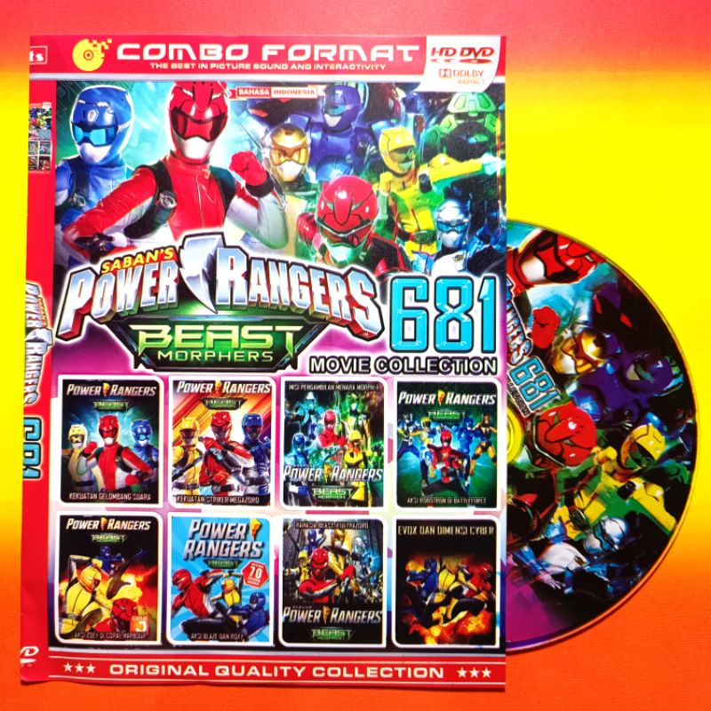 Jual Kaset Kartun Anak Film Koleksi POWER RANGERS BEAST 681 Terbaru ...