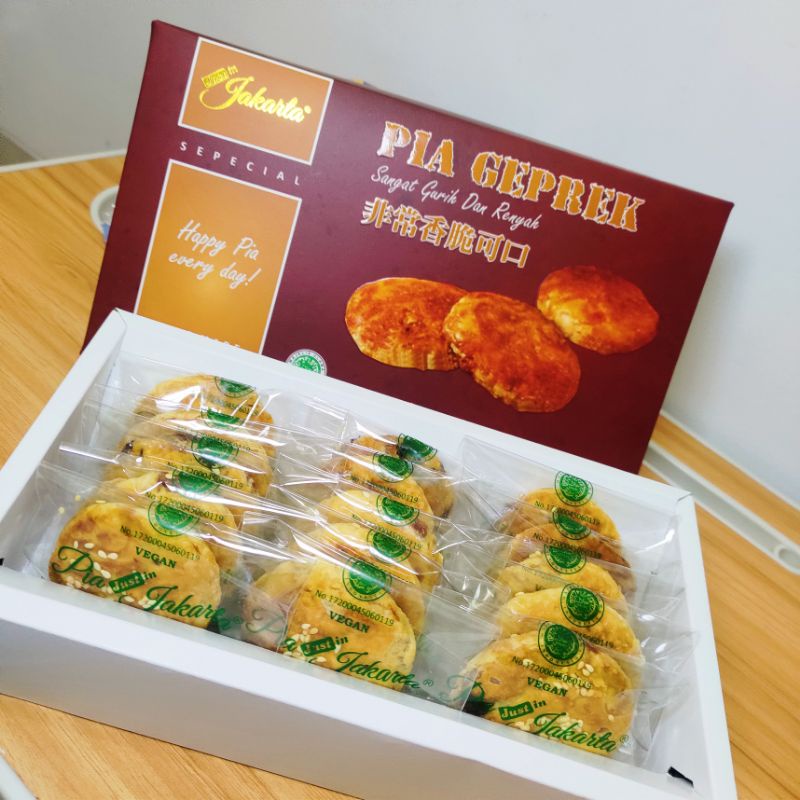 Jual Pia Geprek Just In Jakarta VEGAN& TIDAK VEGAN. (BACA DESKRIPSI